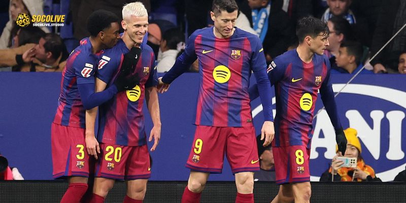 Gã khổng lồ Barcelona quyết tâm dội "mưa gôn" vào lưới gã hàng xóm để củng cố ngôi vương